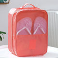 Bolsa de Viagem Necessaire Nylon Multi Camadas com Porta Tênis Sapatos Sandálias - FsVariedades