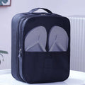 Bolsa de Viagem Necessaire Nylon Multi Camadas com Porta Tênis Sapatos Sandálias - FsVariedades