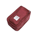 Bolsa de Viagem Necessaire Nylon Multi Camadas com Porta Tênis Sapatos Sandálias - FsVariedades