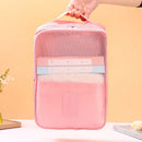 Bolsa de Viagem Necessaire Nylon Multi Camadas com Porta Tênis Sapatos Sandálias - FsVariedades